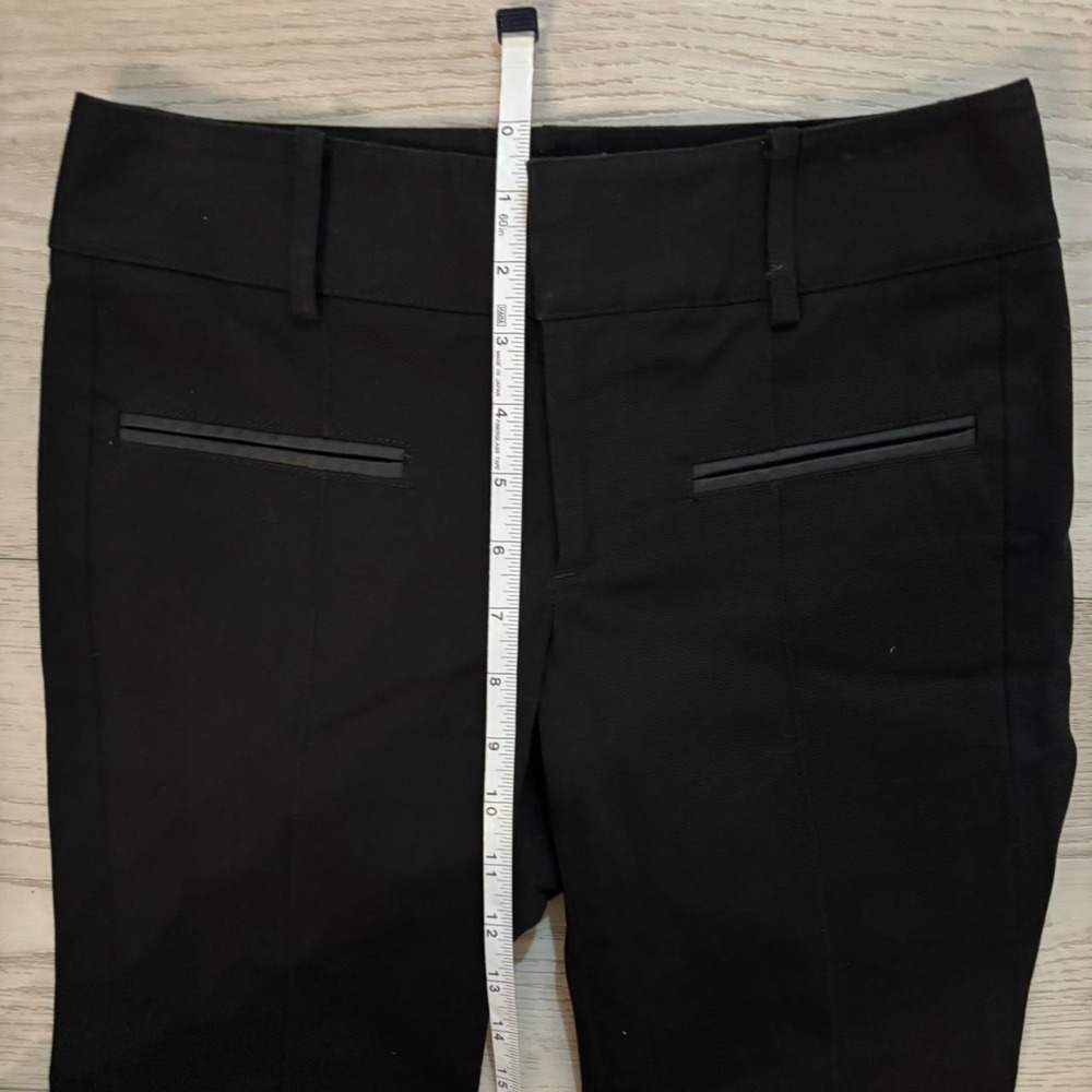 Helmut Lang Womens Size 00 Black Straight front pants Made in USA Excellent Used - Picture 3 of 8